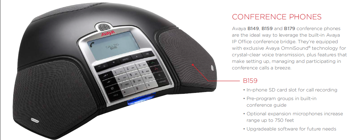 Avaya Conference Phones